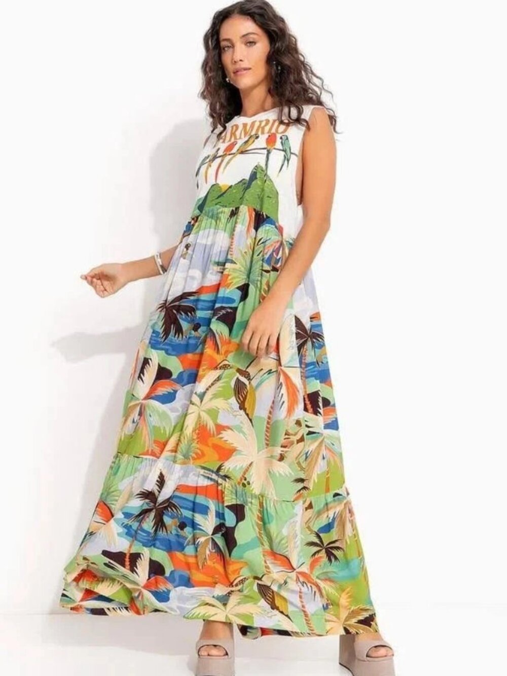 NWT FARM RIO DRESS SIZE LARGE (G IN TAG )  PACK 6839 DI 62 SH